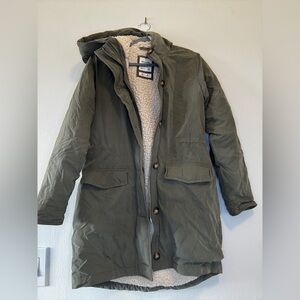 Abercrombie & Fitch Medium Sherpa Jacket Soft Lining